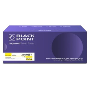 Toner CANON CRG-055Y BLACK POINT Yellow 2400s. /LCBPC055Y/