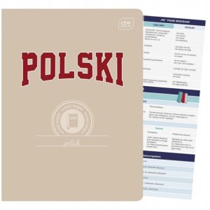 Zeszyt tematyczny A5/60 linia brak adresówki język polski okładka hybrydowa  INTERDRUK