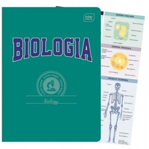 Zeszyt tematyczny A5/60 kratka brak adresówki biologia/przyroda okładka hybrydowa INTERDRUK /ZE60#BIOFSC/