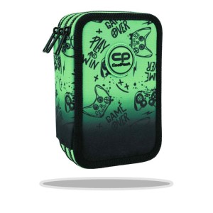 Piórnik potrójny z wyposażeniem PATIO COOLPACK JUMPER 3 GAMER OVER 1szt. /F067969/