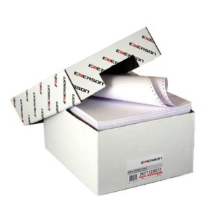 Papier komputerowy EMERSON 375x12x1B uszkodzone opakowanie