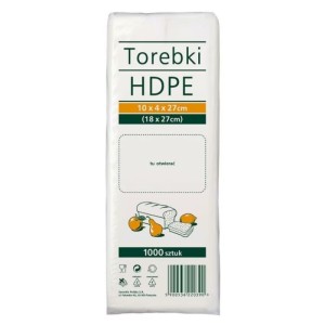 Torebki HDPE/woreczki śniadaniowe 10x4x27 SARANTIS 1000szt. /SA-NN-220390/