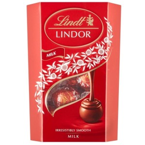 Czekoladki/praliny/bombonierka LINDT 200g LINDOR MILK