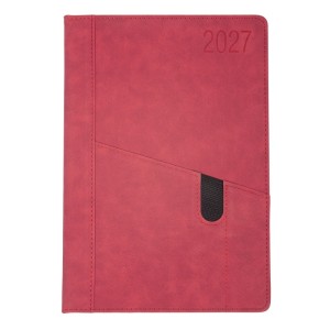 Terminarz B5 tygodniowy OPUS 2027 O.DIARY Uran czerwony  1szt. /809493/