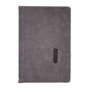 Terminarz A5 dzienny z registrami OPUS 2027 O.DIARY Saturn czarny 1szt.  /809479/