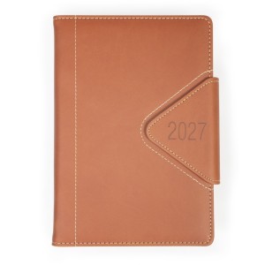 Terminarz A5 dzienny OPUS 2027 O.DIARY WESTA  brązowy 1szt./810017/