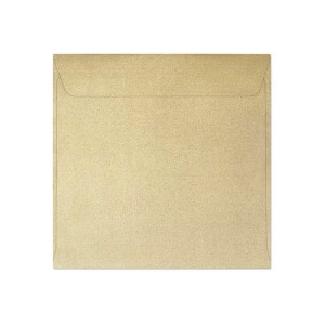Koperta ozdobna 145x145mm HK 120g PEARL złoty 10szt. /280715/