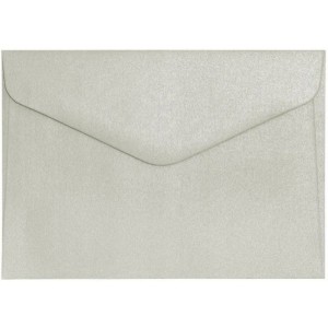 Koperta ozdobna C6 114x162mm HK 150g PEARL jasnosrebrny 10szt. /280240/
