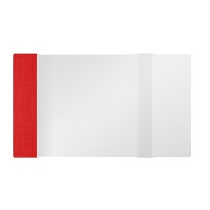 Okładka na zeszyt PVC B6 z regulacją BIURFOL transparentna 1szt. /OZK-42/