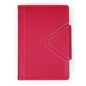 Terminarz A5 dzienny OPUS 2027 O.DIARY WESTA  czerwony 1szt. /810024/