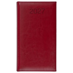 Terminarz A6 tygodniowy CRUX 2027 BALADO czerwony /KK-CCB-709.TB-B38/