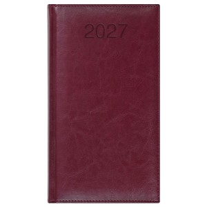 Terminarz A6 tygodniowy CRUX 2027 BALADO bordo /KK-CCB-709.TB-B31/