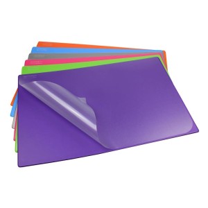Podkład na biurko 380x580mm BIURFOL z folią zielony 1 szt. /KPB-01-02/