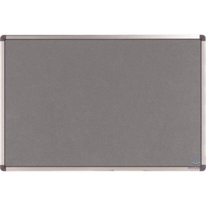 Tablica filcowa ogłoszeniowa NOBO ELIPSE 90x120cm szara /1900912/