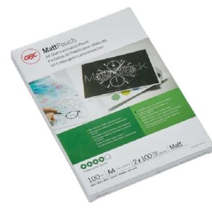 Folia do laminowania A4 216x303mm 100mic GBC MATT matowa 100szt. /3740491/