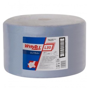 Czyściwo papierowe 3-warstwowe niebieskie 300m KIMBERLY-CLARK WYPALL L30 do trudnych zabrudzeń 1szt. /7425/