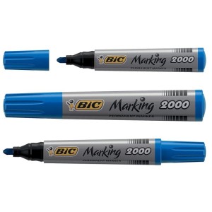 Marker permanentny BIC 2000 okrągły niebieski /8209143/