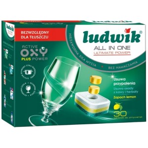 Tabletki do zmywarki LUDWIK ALL IN ONE LEMON 30szt.