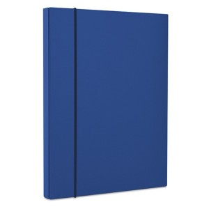 Teczka z gumką szeroka A4 40mm kartonowa OFFICE PRODUCT granatowa /21187511-03/