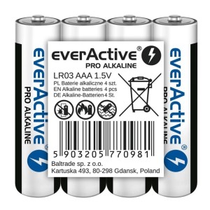 Bateria alkaliczna AAA LR03 EVERACTIVE 4szt. /LR03PRT04T/