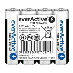 Bateria alkaliczna AA LR06 EVERACTIVE 4szt. /LR6PRO4T/