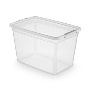 Pojemnik do przechowywania zamykany 580x390x350mm 60,0L MOXOM BASESTORE transparentny 1szt.  /OR-2782/