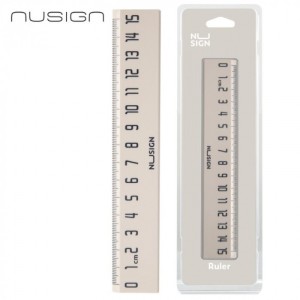 Linijka elastyczna 15cm DELI NUSIGN ENS096 biała 1szt. /ENS096-WH/