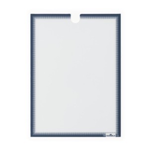 Ramka samoprzylepna A4 na dokumenty DURABLE granatowa 5szt. /400607/