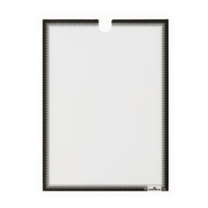 Ramka samoprzylepna A4 na dokumenty DURABLE czarna 5szt. /400601/