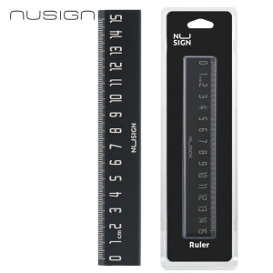Linijka elastyczna 15cm DELI NUSIGN ENS096 czarna 1szt. /ENS096-BC/