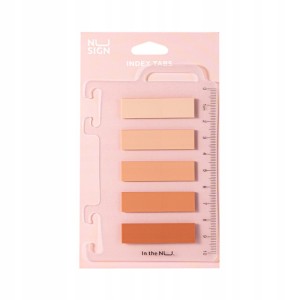 Zakładki indeksujące 12x44mm PP 5x20szt. DELI NUSIGN ENS356 różowe 100szt. /ENS356-PK/