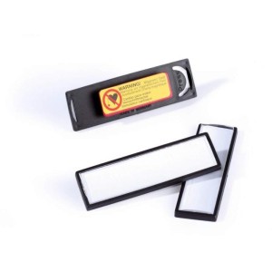 Identyfikator z magnesem 17x67mm czarny 25 sztuk /813201


/