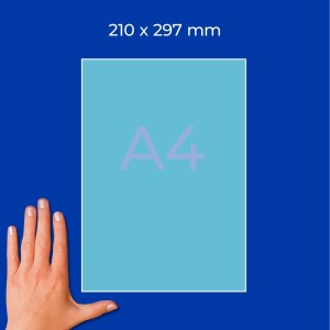 ETYKIETY PAPIEROWE 210x297mm AVERY ZWECKFORM 100ark 100etykiet NIEBIESKIE  /3471/