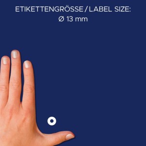 PIERŚCIENIE WZMACNIAJĄCE 13mm BIAŁE 500szt.   /3508/
