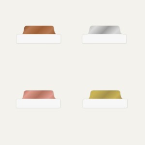 ZAKŁADKI INDEKSUJĄCE 63,5x25,4mm PP 4x6szt. KOLORY METALICZNE AVERY ZWECKFORM ULTRA TABS USUWALNE 24szt.  /74786/