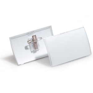 Identyfikator CLICK FOLD 54x90mm z kombi-klipem 25 sztuk /821419/