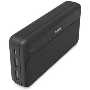 Powerbank HAMA POWER PACK POCKET 20 20000mAh 2x USB-A antracytowy 1szt. /