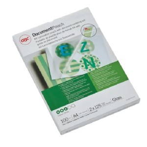 Folia do laminowania A4 216x303mm 125mic GBC Dokument EZ-IN 100szt. /3200723/