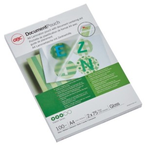 Folia do laminowania A4 216x303mm 75mic GBC dokument EZ-IN 100szt. /3740400/