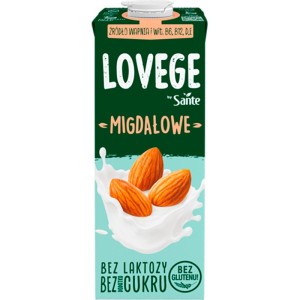 Napój rośliny SANTE migdałowy bez cukru 1,0L LOVEGE