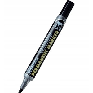 Marker permanentny z tłoczkiem ścięty 4,30-4,9mm PENTEL MAXIFLO NLF60 czarny /NLF60A/