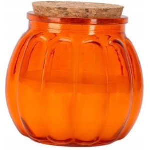 Świeca zapachowa BISPOL AURA AUTUMN TIME o zapachu dyni i orzechów 18h w szkle 100g 1szt. /AC-005-527/