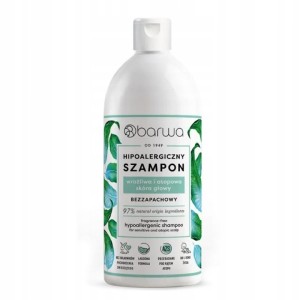 Szampon do włosów 400ml BARWA hipoalergiczny skóra wrażliwa i atopowa bezzapachowy 1szt. /00608179660210/