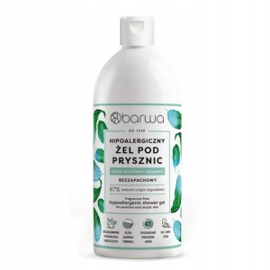 Żel pod prysznic 400ml BARWA hipoalergiczny bezzapachowy 1szt. /00619179660210/