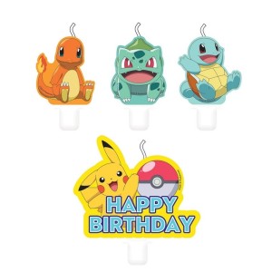 Świeczki urodzinowe GODAN POKEMON 4szt /167073/
