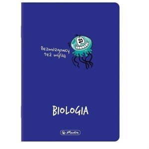 Zeszyt Herlitz przedmiotowy ECO PP ze ściągą do biologii A5 60 kartek