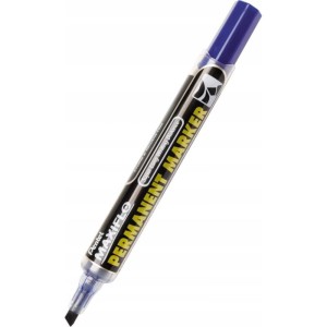 Marker permanentny z tłoczkiem ścięty 4,30-4,9mm PENTEL MAXIFLO NLF60 niebieski  /NLF60C/