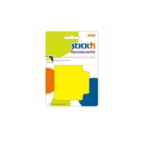 Zakładki indeksujące 70x70mm papierowe 1x50szt. STICK'N żółte 50szt. /21478/