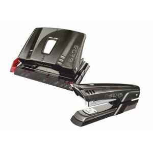 Zszywacz + dziurkacz MAPED do 25 kartek ADVANCED metal grafitowy /898011/