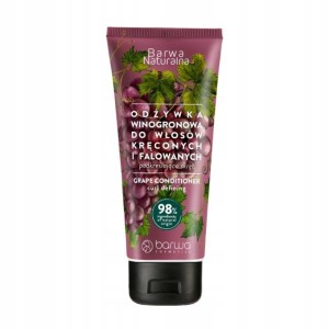 Odżywka do włosów 200ml BARWA NATURALNA winogronowa do włosów kręcoych i falowanych podkręcająca skręt 1szt. /00413264070410/